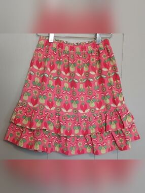 Hanna Andersson Girls 140 Floral Corduroy